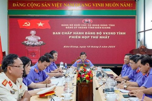 Ban Chấp hành Đảng bộ VKSND tỉnh Kiên Giang tổ chức phiên họp thứ nhất