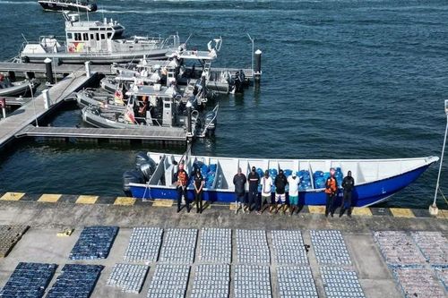 Hải quân Colombia thu giữ hơn 4 tấn cocaine trên vùng biển Caribe