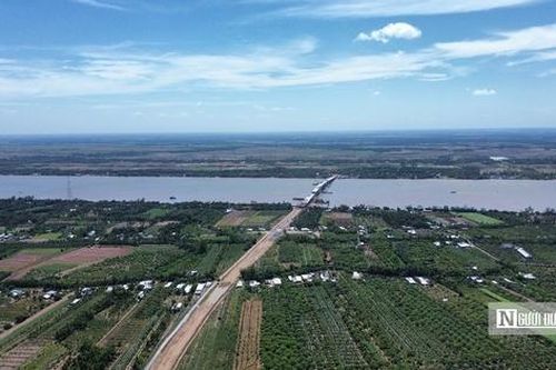 Cận cảnh cầu dây văng trị giá gần 8.000 tỷ, rút ngắn 80km từ ĐBSCL về Tp.HCM