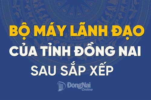 Bộ máy lãnh đạo của tỉnh Đồng Nai sau sắp xếp, hợp nhất