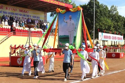 Chỉ tổ chức Đại hội Thể dục thể thao ở những xã, phường không trong diện phải sáp nhập