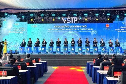 Khởi công khu công nghiệp VSIP II Quảng Ngãi 498 ha