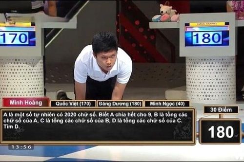 Phép tính hack não khiến thí sinh Đường lên đỉnh Olympia phải quỳ gối tính toán