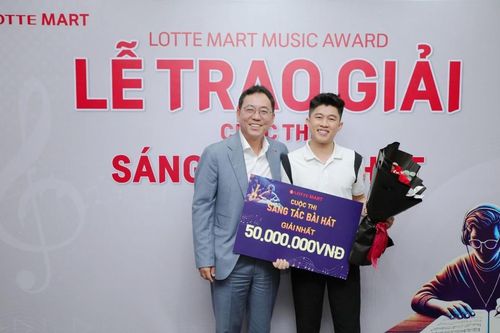 Trao giải Cuộc thi sáng tác bài hát về LOTTE Mart 2024