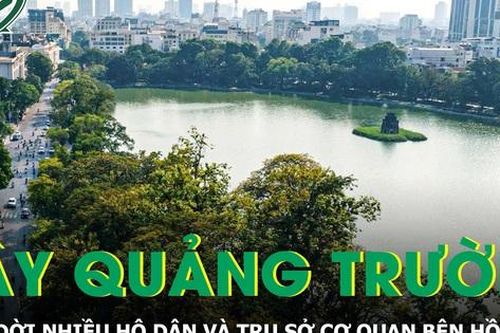Hà Nội sẽ di dời nhiều hộ dân và trụ sở cơ quan bên Hồ Gươm để xây quảng trường