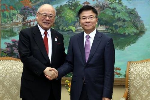 Phó Thủ tướng Lê Thành Long tiếp Cố vấn đặc biệt Liên minh Nghị sĩ hữu nghị Nhật - Việt