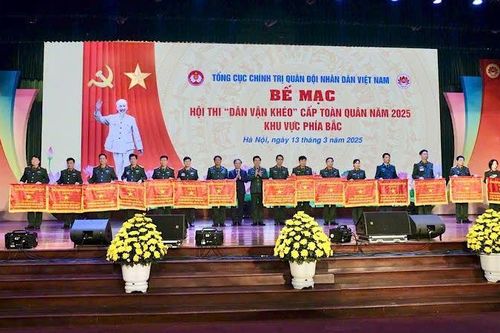 Bế mạc Hội thi 'Dân vận khéo' toàn quân năm 2025 khu vực phía bắc