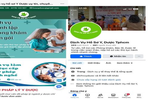 Phát hiện nhiều tài khoản mạng xã hội 'cò' giấy phép về hành nghề y dược