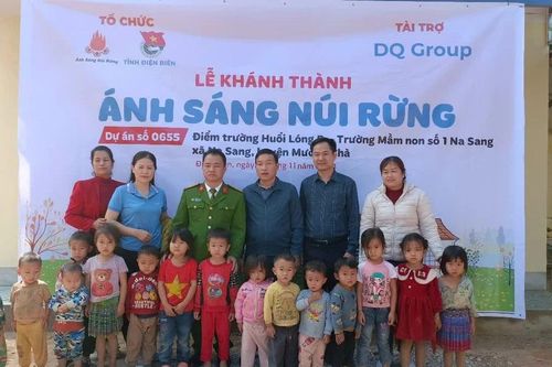 Trường Mầm non số 1 Na Sang chung tay xã hội hóa giáo dục vùng cao