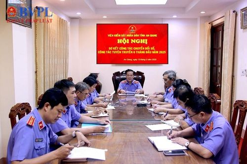 Sơ kết công tác tuyên truyền và chuyển đổi số của VKSND tỉnh An Giang