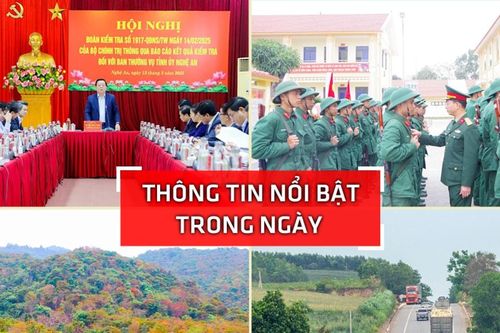 Nghệ An: Thông tin nổi bật ngày 13/3