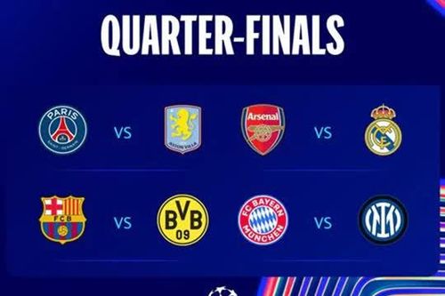 Điểm mặt 4 cặp đấu tứ kết Champions League 2024/25