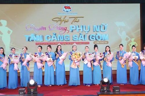 Ấn tượng hội thi 'Duyên dáng phụ nữ Tân Cảng Sài Gòn'