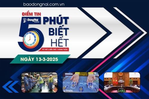 Điểm tin '5 phút biết hết' sáng 13-3: Giá vàng 'leo đỉnh', vàng nhẫn chạm mốc 9,4 triệu đồng/chỉ