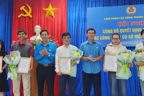 Liên đoàn Lao động TP. Pleiku tiếp nhận 26 Công đoàn cơ sở