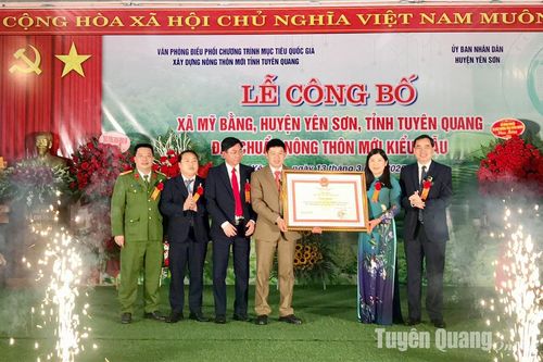 Mỹ Bằng đạt chuẩn nông thôn mới kiểu mẫu