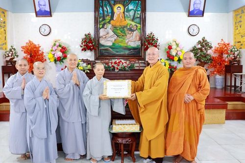 Ban Hướng dẫn Phật tử GHPGVN TP.HCM thăm, sách tấn đạo tràng tu học tại chùa Dược Sư (Q.Bình Thạnh)
