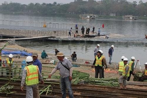 Gấp rút chuẩn bị cho chương trình nghệ thuật đêm khai mạc Năm Du lịch quốc gia - Huế 2025