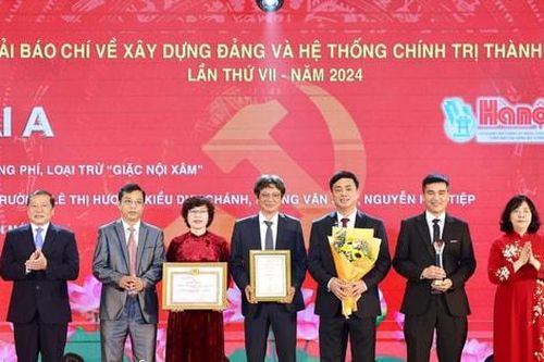 Báo Hànôịmới đoạt giải A Giải Báo chí về xây dựng Đảng và hệ thống chính trị thành phố Hà Nội lần thứ VII