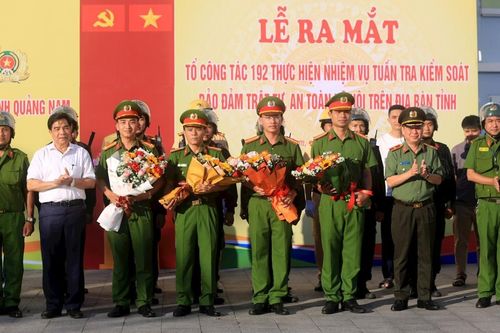 Công an tỉnh Quảng Nam ra mắt Tổ công tác đặc biệt