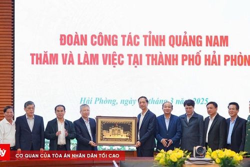 Đoàn công tác tỉnh Quảng Nam thăm, làm việc tại TP Hải Phòng