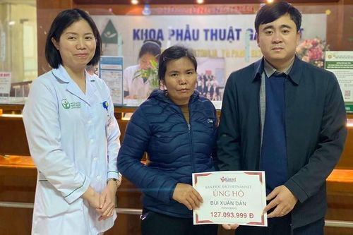 Em Bùi Xuân Dân được ủng hộ hơn 127 triệu đồng