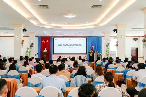 Phát huy vai trò của phụ nữ trong giảm nhẹ rủi ro thiên tai