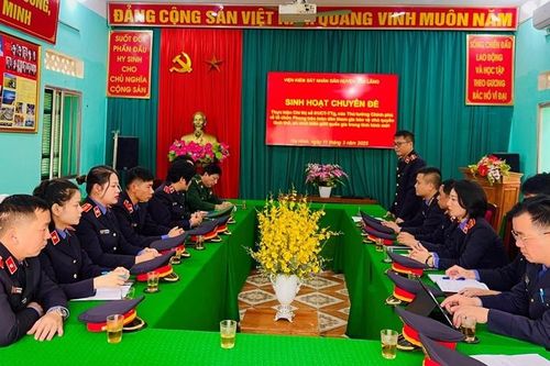 Sinh hoạt chuyên đề về bảo vệ chủ quyền lãnh thổ, an ninh biên giới quốc gia