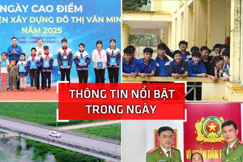 Nghệ An: Thông tin nổi bật ngày 15/3