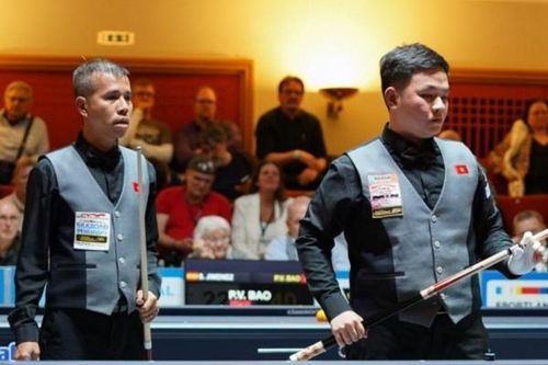 Trần Quyết Chiến, Bao Phương Vinh thắng dễ trận ra quân Giải carom 3 băng đồng đội thế giới