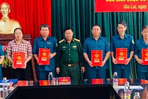 Gia Lai: Trao quyết định miễn nhiệm, bổ nhiệm cán bộ Ban Chỉ huy Quân sự cơ quan, tổ chức cấp tỉnh