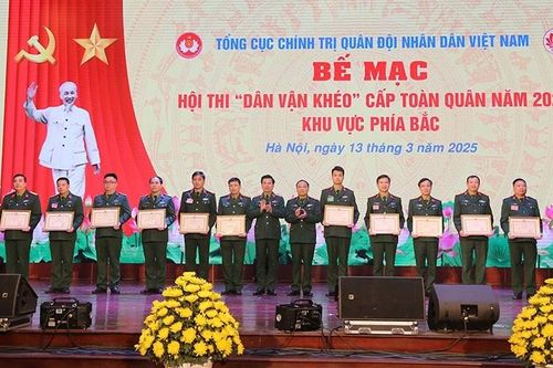 Bế mạc Hội thi 'Dân vận khéo' cấp toàn quân khu vực phía Bắc