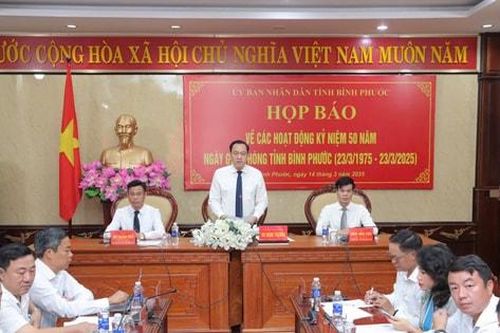 Bình Phước tổ chức nhiều hoạt động kỷ niệm 50 năm thống nhất đất nước