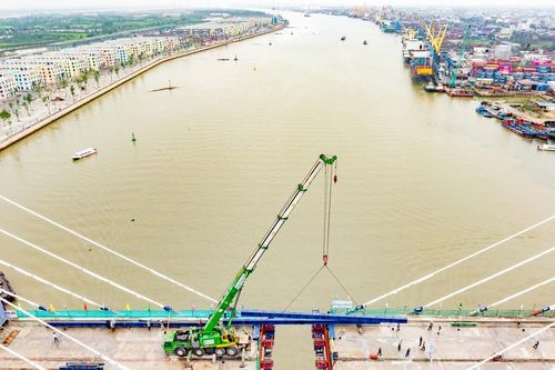 Hải Phòng: Hợp long cầu 2.300 tỷ đồng nối đảo Vũ Yên với trung tâm thành phố