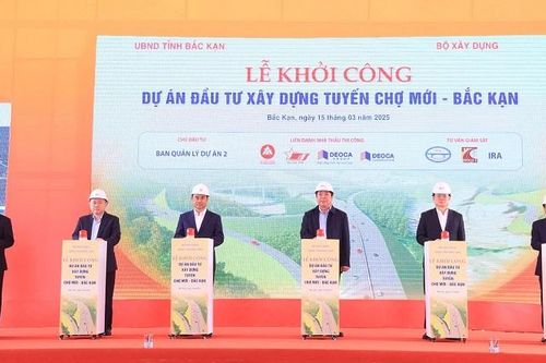 Phát lệnh khởi công dự án đường cao tốc Chợ Mới-Bắc Kạn