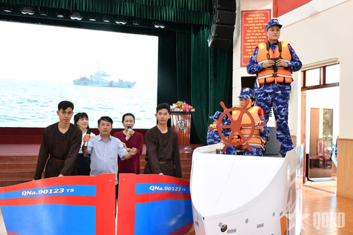 Vùng Cảnh sát biển 2 tích cực luyện tập chương trình tham gia Cuộc thi 'Dân vận khéo' cấp Bộ Quốc phòng năm 2025