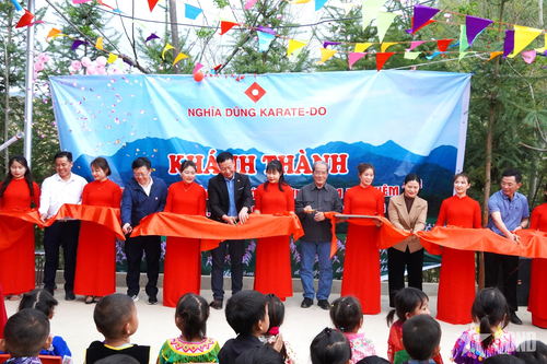 Khánh thành điểm trường vùng cao Hà Giang