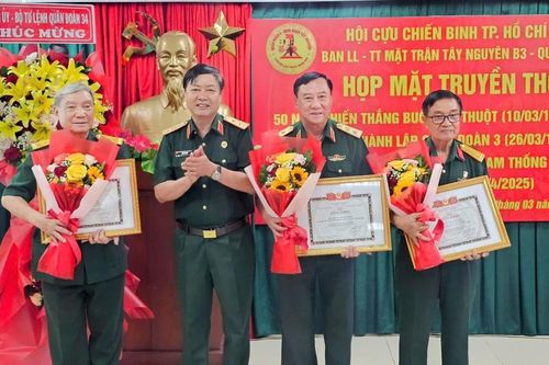 TPHCM họp mặt Ban Liên lạc Mặt trận Tây Nguyên - Quân đoàn 3
