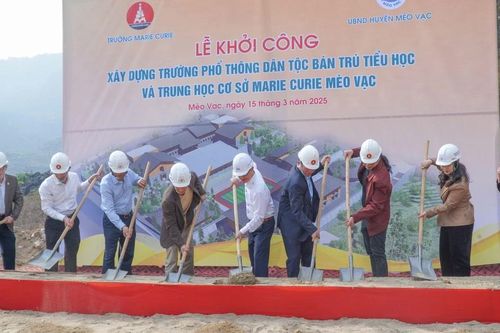 Huyện biên giới tỉnh Hà Giang được xây tặng ngôi trường 100 tỷ đồng
