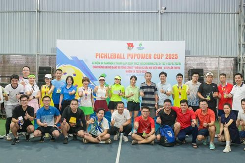 Sôi nổi Giải Pickleball PVPower Cup 2025: Sân chơi thể thao gắn kết đoàn viên thanh niên