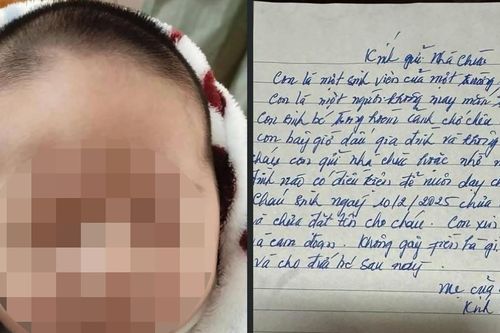 Nữ sinh bỏ lại con ở cổng chùa kèm tâm thư nêu do hoàn cảnh trớ trêu
