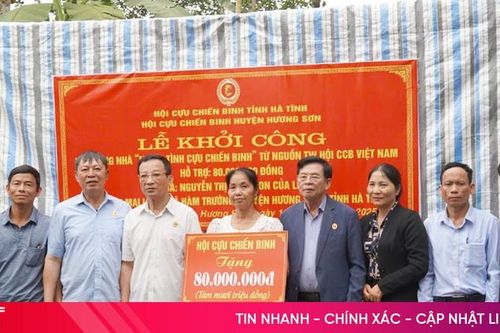 Xây nhà 'Nghĩa tình cựu chiến binh' cho con liệt sĩ ở Hương Sơn