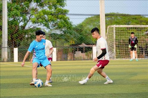 Khai mạc giải bóng đá sinh viên Việt Nam tại Lào