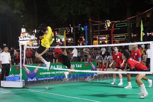 Trên 200 vận động viên tranh tài tại Giải vô địch Câu lạc bộ Cầu mây Quốc gia