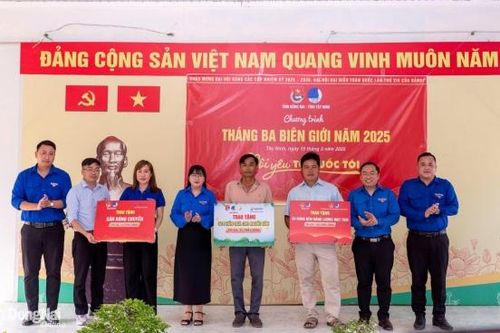Tuổi trẻ Đồng Nai thực hiện chương trình Tháng ba biên giới tại tỉnh Tây Ninh