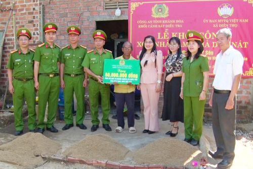 Khởi công xây nhà cho hộ có hoàn cảnh khó khăn tại xã Diên Thọ
