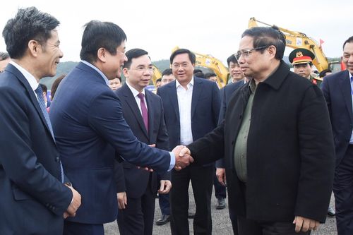Thủ tướng Phạm Minh Chính dự Lễ khởi công Dự án đường dây 500kV Lào Cai-Vĩnh Yên