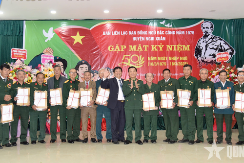 Gặp mặt bạn đồng ngũ Đặc công năm 1975 huyện Nghi Xuân
