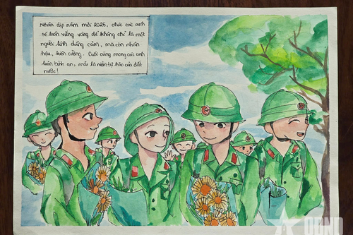 Thân thương thư gửi chiến sĩ mới