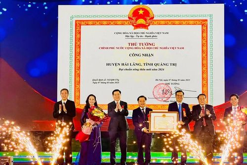 Huyện Hải Lăng (Quảng Trị) vươn lên mạnh mẽ sau 50 năm giải phóng